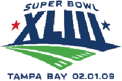 SUPERBOWL XLIII logo, Click here for MORE hotel choice...