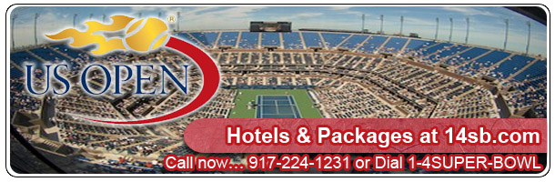 U.S. Open Hotels, best prices, hard to find dates at 14sb.com