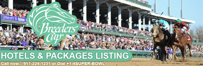 Book Hotels for Breeders Cup - book now at 14sb.com